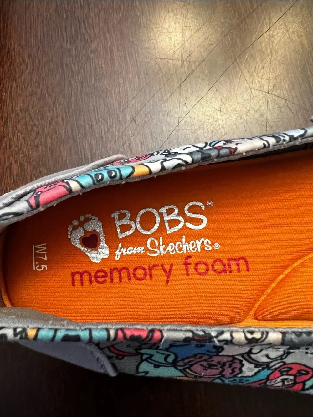 Skechers Kids BOBS Slip-On Shoes in Orange, Blue, Red, Yellow, Gray